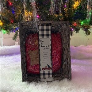 NEW DIY Gift Basket with Red Accents